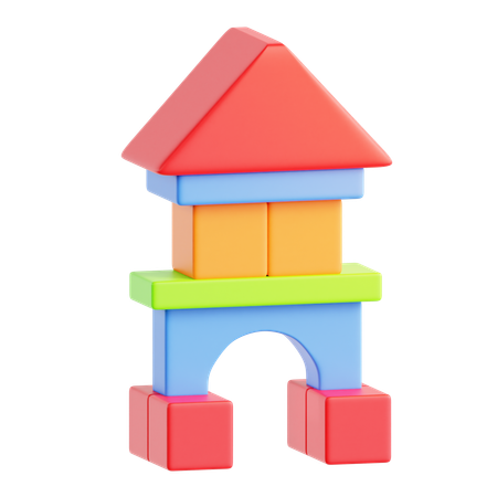 Home Block Toy  3D Icon