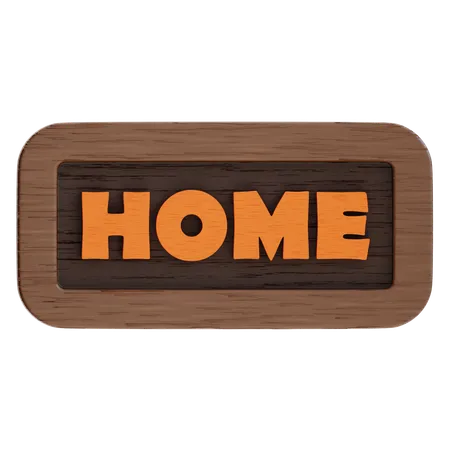 Home Button  3D Icon