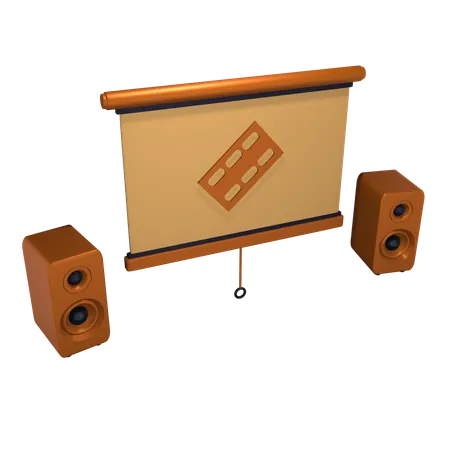 Home Cinema  3D Icon