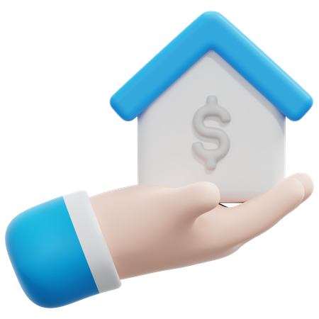Home Cost  3D Icon