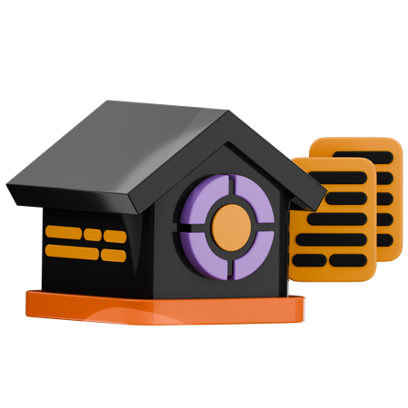 Home Data  3D Icon