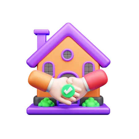 Haus Angebot  3D Icon