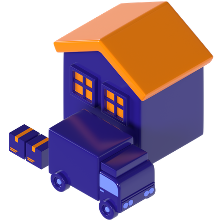 Home Delivery  3D Icon