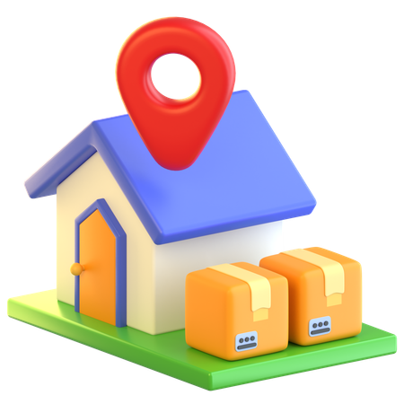 Home Delivery  3D Icon