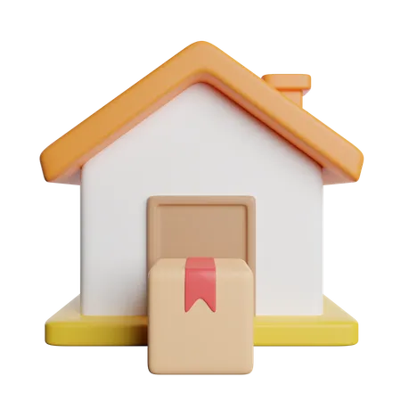 Home Delivery Service 3D Icon