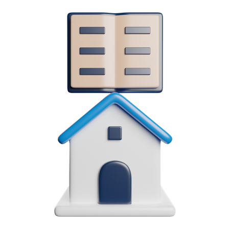 Home Education  3D Icon