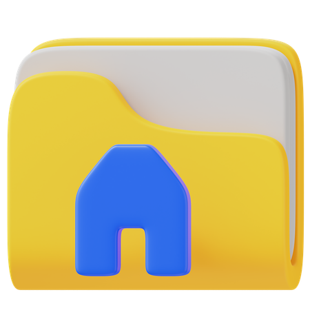 Home Folder  3D Icon