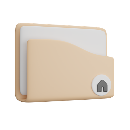 Folder Home  3D Icon