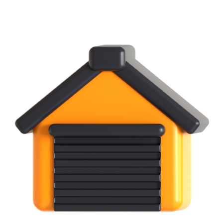 Home Garage  3D Icon