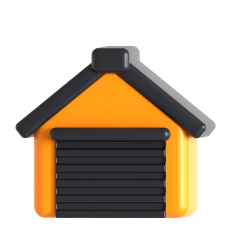 Home Garage  3D Icon