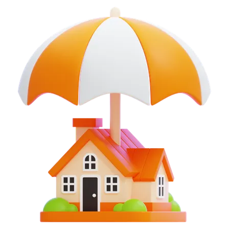 Home Insurance  3D Icon