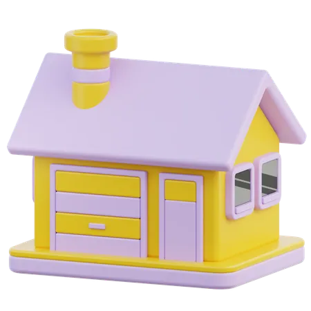 住宅保険  3D Icon