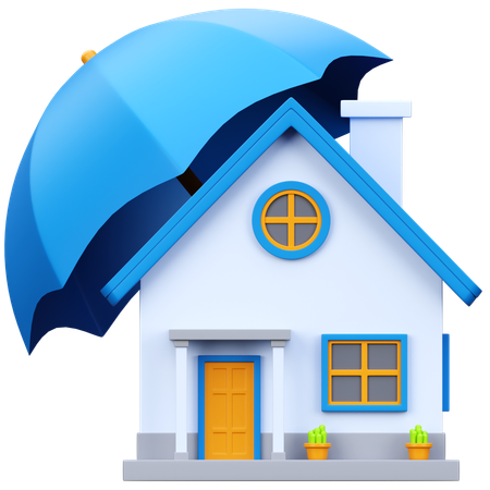 Home Insurance  3D Icon