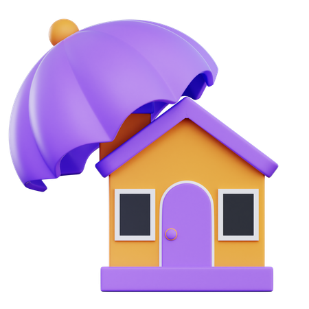 Home Insurance  3D Icon