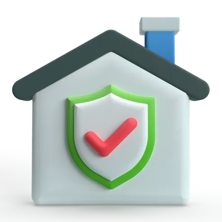 Home Insurance  3D Icon