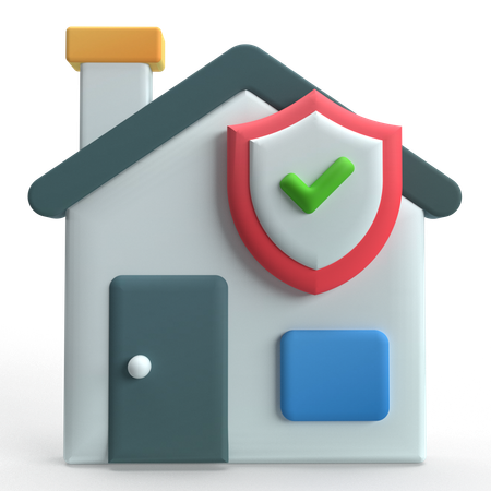 Home Insurance  3D Icon
