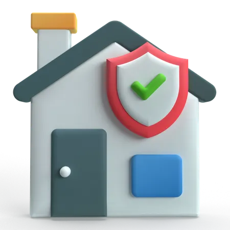 Home Insurance  3D Icon