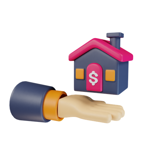 Home Insurance  3D Icon