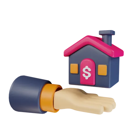 Home Insurance  3D Icon