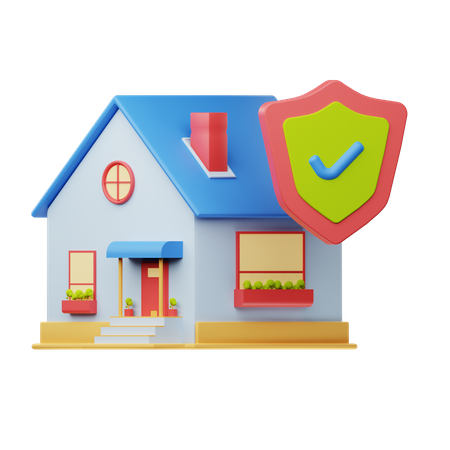 Home Insurance  3D Icon