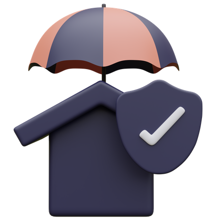 Home Insurance  3D Icon