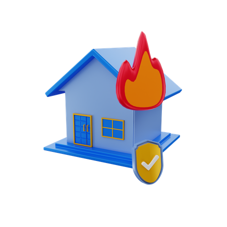 Home Insurance  3D Icon