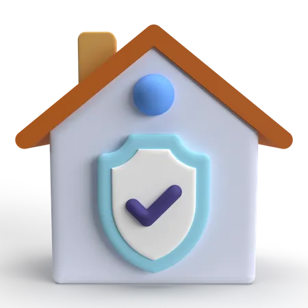 Home Insurance  3D Icon