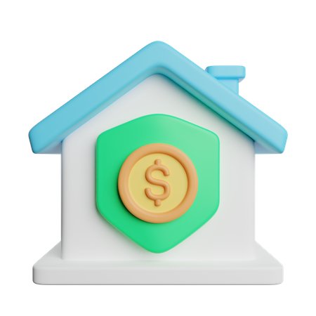 Home Insurance  3D Icon