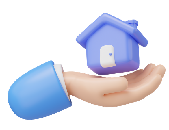 Home Insurance  3D Icon