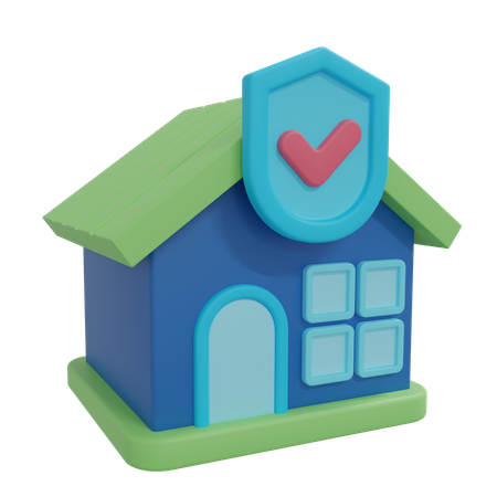 Home Insurance  3D Icon