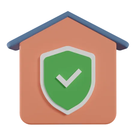Home insurance 3D Icon