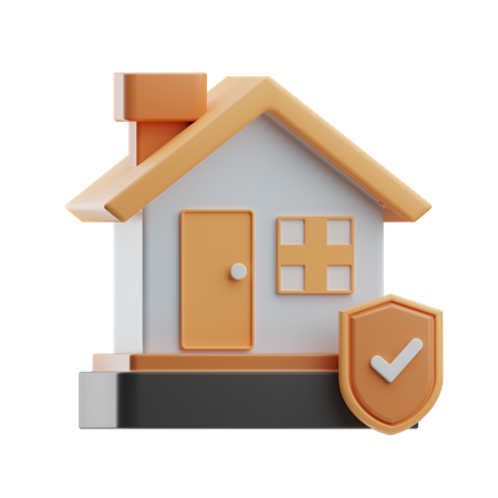 Home Insurance 3D Icon