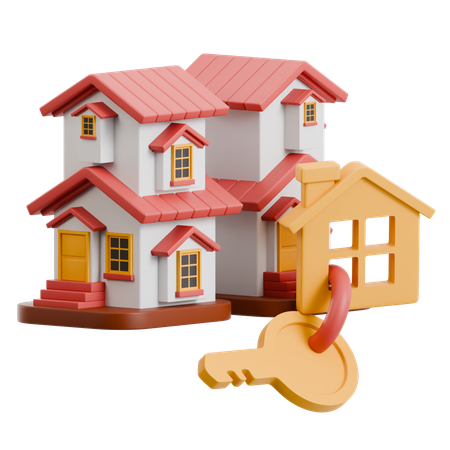 Home Key  3D Icon