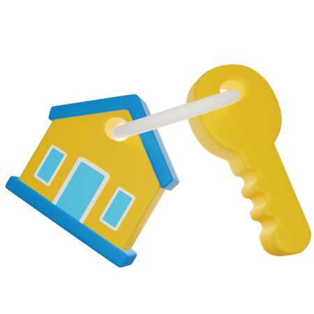 Home Key  3D Icon