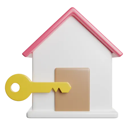 Home Key  3D Icon