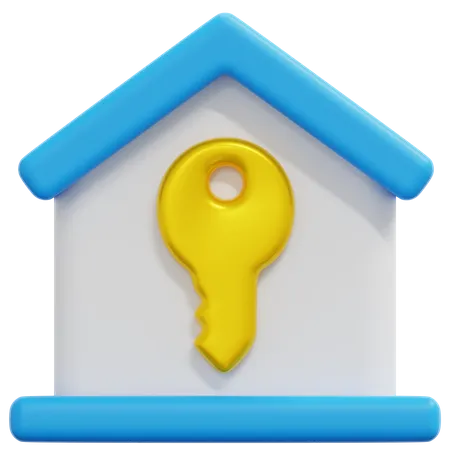 Home Key  3D Icon