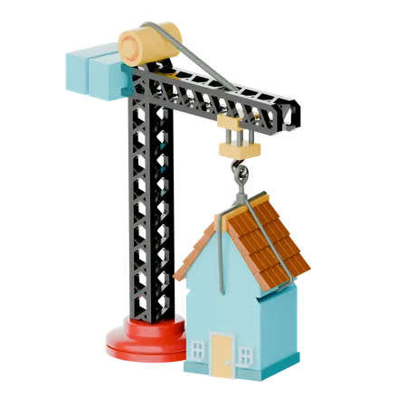 Home Lifting  3D Icon