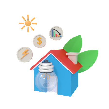 Home Light  3D Icon