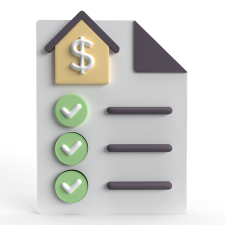 Home Loan  3D Icon