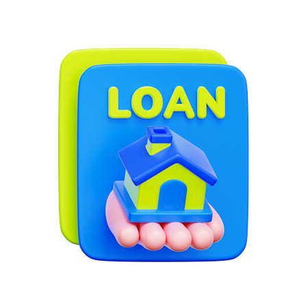 Home Loan  3D Icon