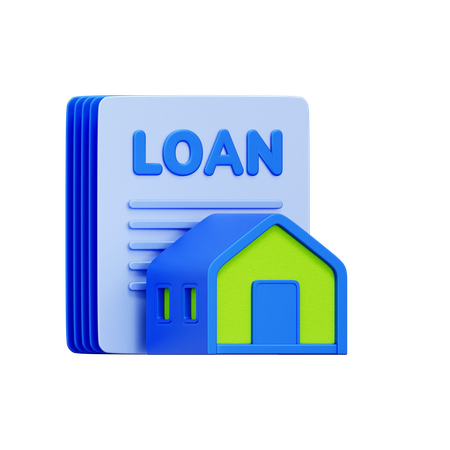 Home Loan  3D Icon