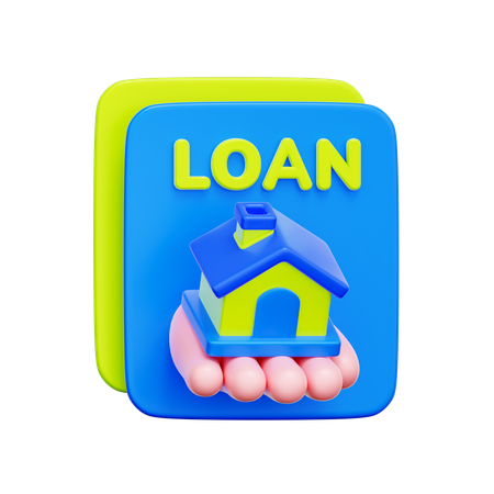 Home Loan  3D Icon