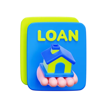Home Loan  3D Icon