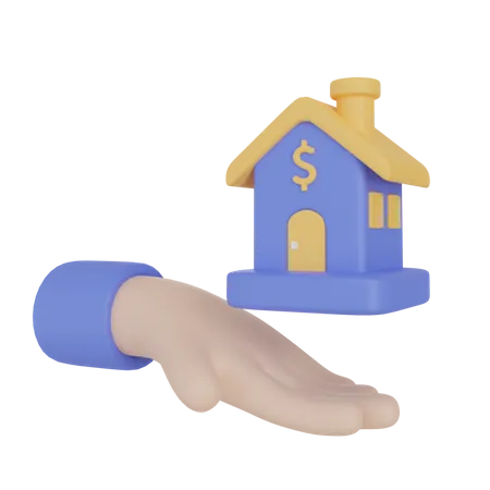Home Loan  3D Illustration