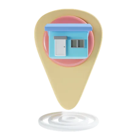 Home Location 3 D Icon 3D Icon