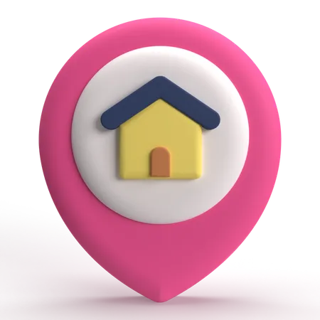 Home Location  3D Icon