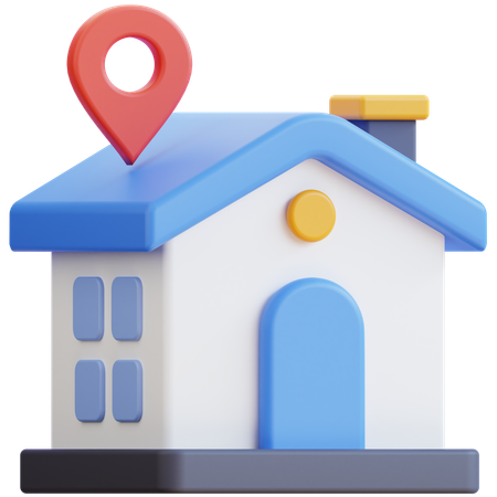 Home Location  3D Icon