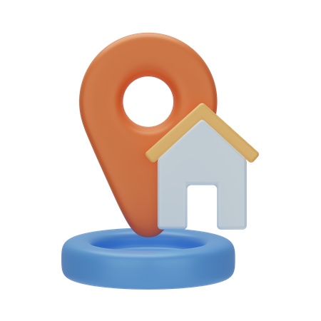 Home Location  3D Icon