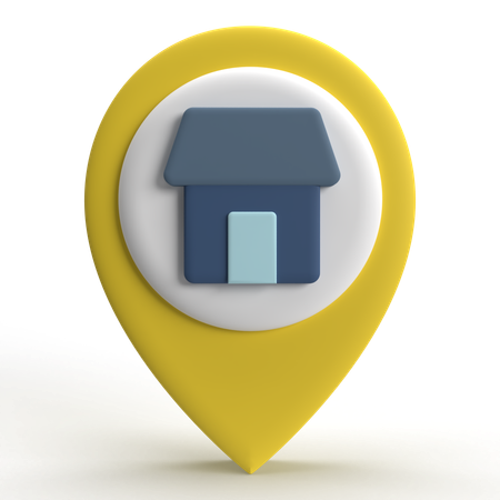 Home Location  3D Icon