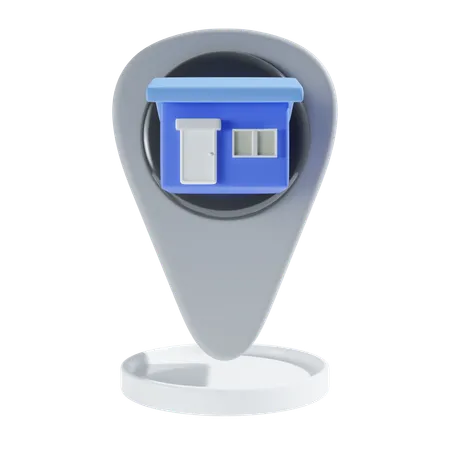 Home Location  3D Icon